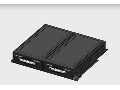 Kufu USA Catch-and-Click Two Drawer System; 7-Inch (10-24 4Runner w/ Third Row Seats)