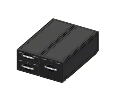 Kufu USA Catch-and-Click Three Drawer System; 7-Inch/11-Inch/18-Inch (05-26 Tacoma)