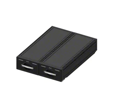 Kufu USA Catch-and-Click Two Drawer System; 11-Inch (05-26 Tacoma)