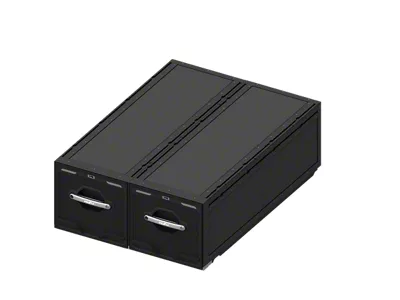 Kufu USA Catch-and-Click Two Drawer System; 18-Inch/18-Inch (05-26 Tacoma)