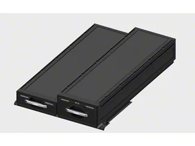 Kufu USA Catch-and-Click Two Drawer System; 7-Inch/11-Inch (05-26 Tacoma)