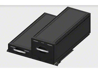 Kufu USA Catch-and-Click Two Drawer System; 7-Inch/18-Inch (05-26 Tacoma)