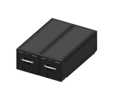 Kufu USA Catch-and-Click Two Drawer System; 18-Inch/18-Inch (07-26 Tundra)