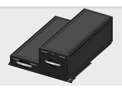Kufu USA Catch-and-Click Two Drawer System; 7-Inch/18-Inch (07-26 Tundra)