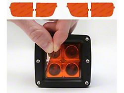 Lamin-X Fog Light Tint Covers; Amber (03-05 4Runner)