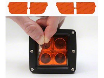 Lamin-X Fog Light Tint Covers; Amber (03-05 4Runner)
