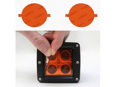 Lamin-X Fog Light Tint Covers; Amber (06-09 4Runner)