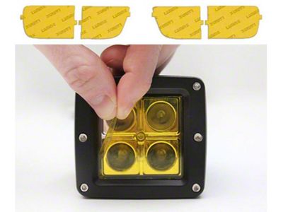 Lamin-X Fog Light Tint Covers; Yellow (03-05 4Runner)