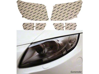 Lamin-X Headlight Tint Covers; Gunsmoke (03-05 4Runner)
