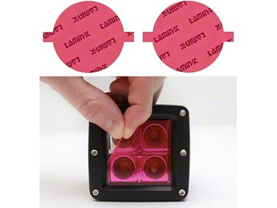 Lamin-X Fog Light Tint Covers; Pink (21-25 Bronco w/ Plastic Front Bumper)
