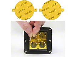 Lamin-X Fog Light Tint Covers; Yellow (21-25 Bronco w/ Plastic Front Bumper)