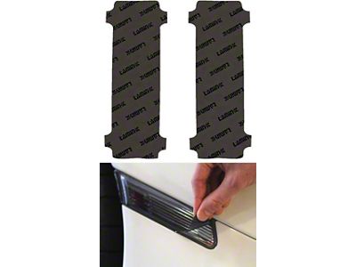 Lamin-X Rear Reflector Delete Tint Covers; Gunsmoke (21-25 Bronco)