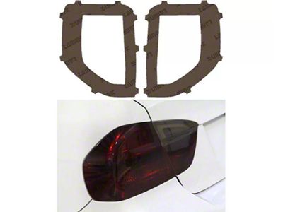 Lamin-X Red Outer Ring Tail Light Tint Covers; Smoked (21-25 Bronco Sport)