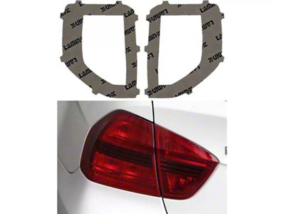 Lamin-X Red Outer Ring Tail Light Tint Covers; Tinted (21-25 Bronco Sport)