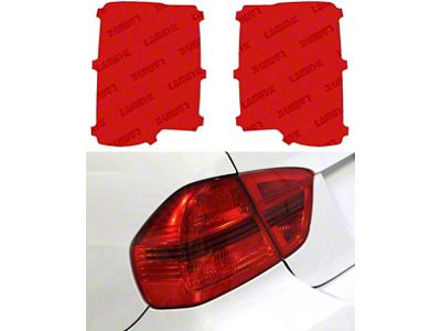 Lamin-X Tail Light Tint Covers; Red (21-25 Bronco, Excluding Raptor)