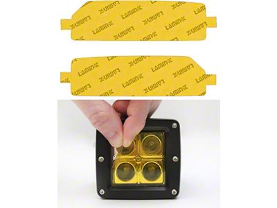 Lamin-X Turn Signal Light Tint Covers; Yellow (21-25 Bronco Base, Big Bend, Black Diamond)