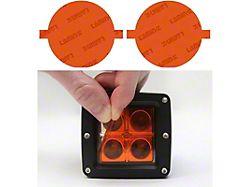 Lamin-X Fog Light Tint Covers; Amber (20-25 Jeep Gladiator JT Sport)