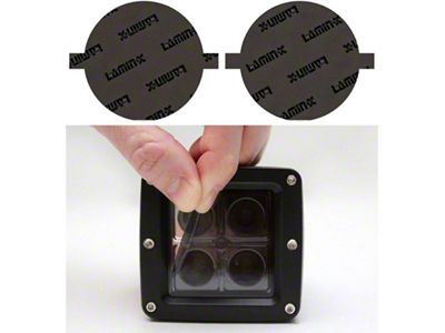 Lamin-X Fog Light Tint Covers; Gunsmoke (20-25 Jeep Gladiator JT Sport)