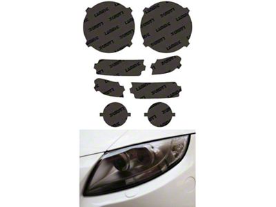 Lamin-X Headlight Tint Covers; Gunsmoke (20-25 Jeep Gladiator JT Sport)