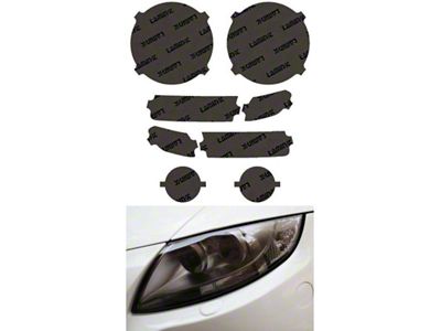 Lamin-X Headlight Tint Covers; Gunsmoke (20-25 Jeep Gladiator JT Launch Edition, Mojave, Overland, Rubicon)