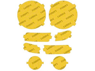 Lamin-X Headlight Tint Covers; Yellow (20-25 Jeep Gladiator JT Sport)