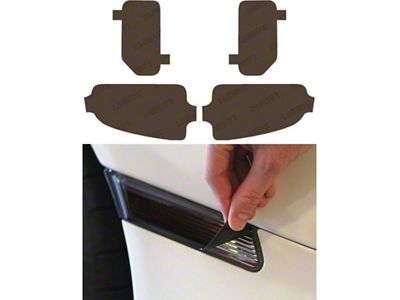 Lamin-X Rear Marker Light Tint Covers; Charcoal (20-25 Jeep Gladiator JT Sport)