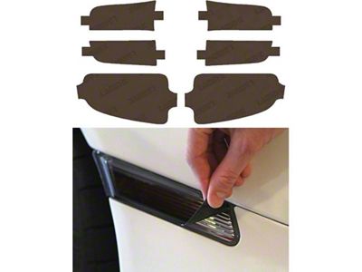 Lamin-X Rear Marker Light Tint Covers; Charcoal (20-25 Jeep Gladiator JT Launch Edition, Mojave, Overland, Rubicon)