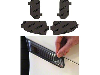 Lamin-X Rear Marker Light Tint Covers; Gunsmoke (20-25 Jeep Gladiator JT Sport)