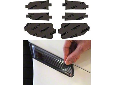 Lamin-X Rear Marker Light Tint Covers; Gunsmoke (20-25 Jeep Gladiator JT Launch Edition, Mojave, Overland, Rubicon)