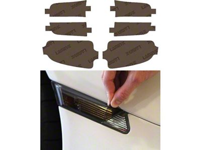 Lamin-X Rear Marker Light Tint Covers; Smoked (20-25 Jeep Gladiator JT Launch Edition, Mojave, Overland, Rubicon)