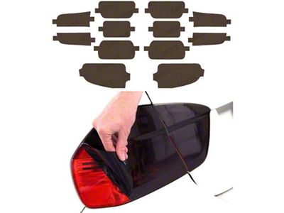Lamin-X Tail Light Tint Covers; Charcoal (20-25 Jeep Gladiator JT Launch Edition, Mojave, Overland, Rubicon)