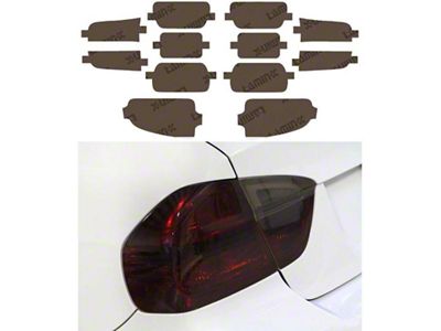 Lamin-X Tail Light Tint Covers; Smoked (20-25 Jeep Gladiator JT Launch Edition, Mojave, Overland, Rubicon)