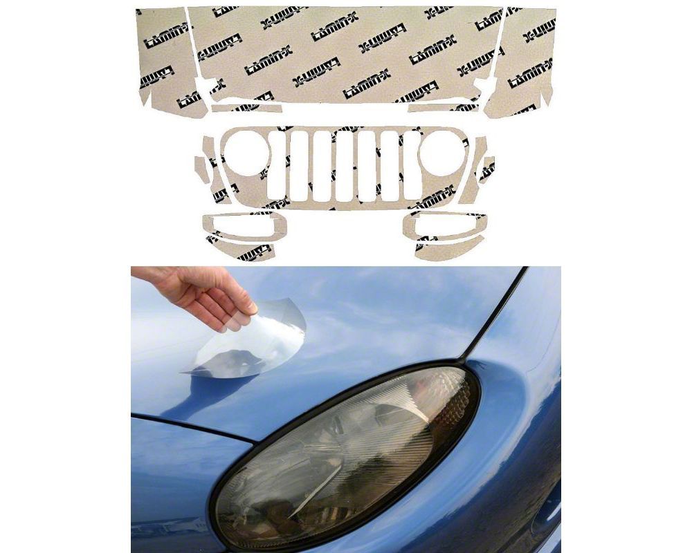 LaminX Jeep Wrangler Clear Car Bra J719 (1824 Jeep Wrangler JL