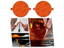 Lamin-X Fog Light Tint Covers; Amber (24-26 Jeep Wrangler JL)