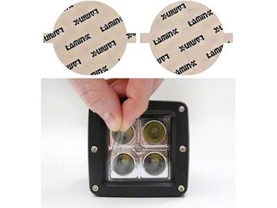Lamin-X Fog Light Tint Covers; Clear (18-25 Jeep Wrangler JL)