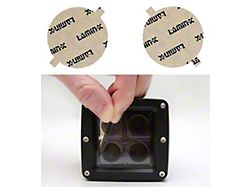 Lamin-X Fog Light Tint Covers; Gunsmoke (97-06 Jeep Wrangler TJ)