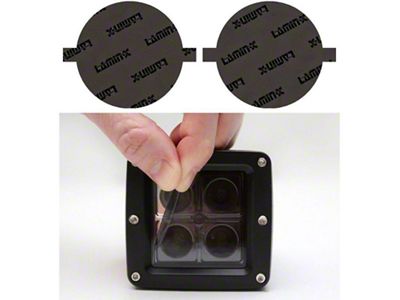 Lamin-X Fog Light Tint Covers; Gunsmoke (18-25 Jeep Wrangler JL)