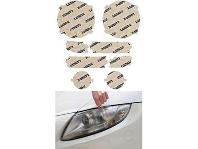 Lamin-X Headlight Tint Covers; Clear (18-25 Jeep Wrangler JL Rubicon)