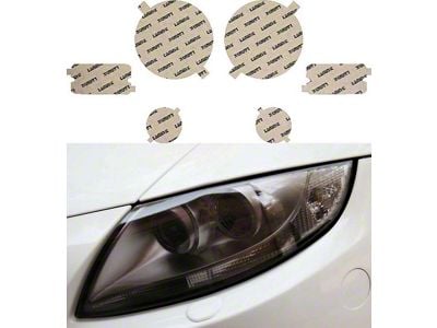 Lamin-X Headlight Tint Covers; Gunsmoke (97-06 Jeep Wrangler TJ)