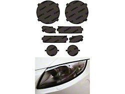 Lamin-X Headlight Tint Covers; Gunsmoke (18-25 Jeep Wrangler JL Rubicon)