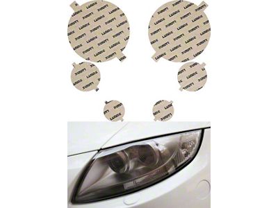 Lamin-X Headlight Tint Covers; Tinted (07-18 Jeep Wrangler JK)