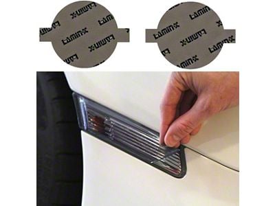 Lamin-X Side Marker Light Tint Covers; Tinted (07-18 Jeep Wrangler JK)