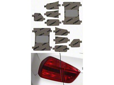 Lamin-X Tail Light Tint Covers; Tinted (18-25 Jeep Wrangler JL w/ Factory LED Lighting Package)