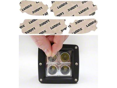 Lamin-X Turn Signal Light Tint Covers; Clear (18-25 Jeep Wrangler JL w/o Factory LED Light Package)