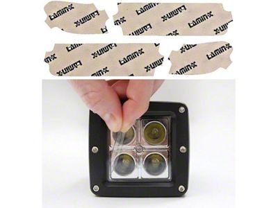 Lamin-X Turn Signal Light Tint Covers; Clear (18-25 Jeep Wrangler JL w/ Factory LED Lighting Package)