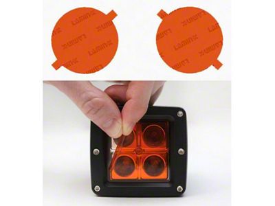 Lamin-X Fog Light Tint Covers; Amber (05-11 Tacoma)