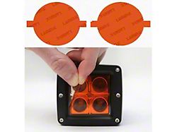 Lamin-X Fog Light Tint Covers; Amber (16-23 Tacoma SR5)