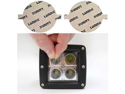 Lamin-X Fog Light Tint Covers; Clear (16-23 Tacoma SR5)