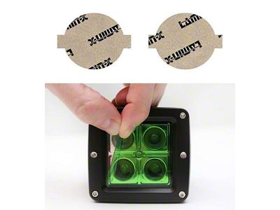 Lamin-X Fog Light Tint Covers; Green (12-15 Tacoma)