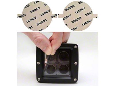 Lamin-X Fog Light Tint Covers; Gunsmoke (16-23 Tacoma TRD)